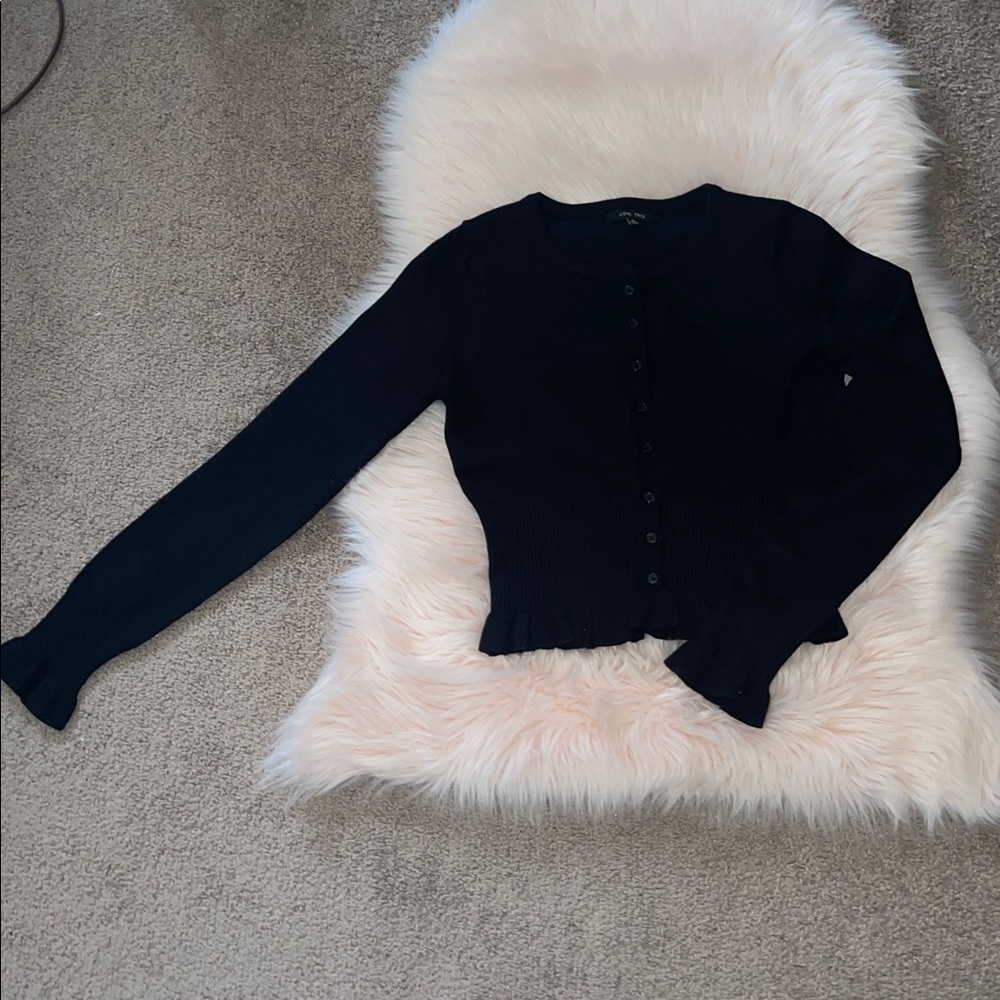 Love Tree Ruffle Cardigan - Picture 3 of 10